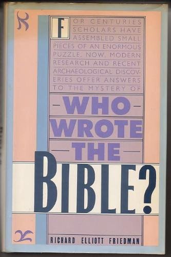 Who Wrote the Bible? N/A 9780139585135 Front Cover