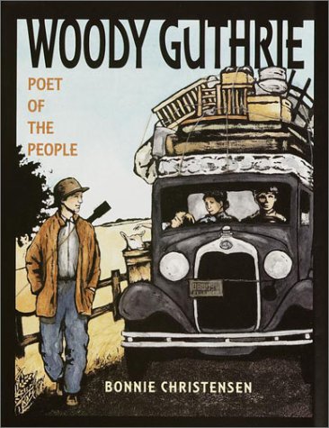 Woody Guthrie Poet of the People  2001 9780375811135 Front Cover