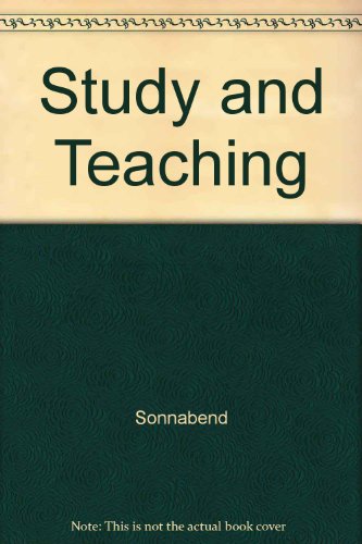 Study and Teaching 1st 1993 (Student Manual, Study Guide, etc.) 9780030207136 Front Cover