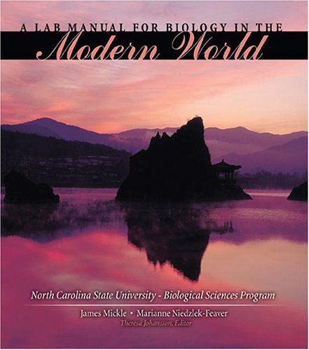 Lab Manual for Biology in the Modern World Revised  9780757520136 Front Cover