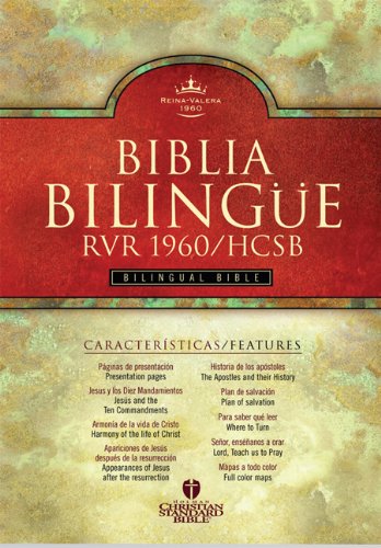 Biblia Bilingue RVR/1960/HCSB Negro Tapa Dura N/A 9781586402136 Front Cover