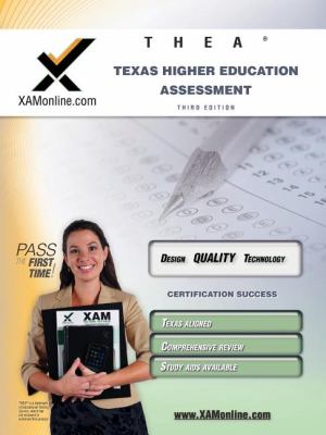 THEA Texas Higher Education Assessment Teacher Certification Test Prep Study Guide  3rd 9781607873136 Front Cover