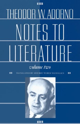 Notes to Literature  N/A 9780231069137 Front Cover