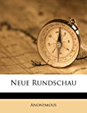 Neue Rundschau  N/A 9781172358137 Front Cover