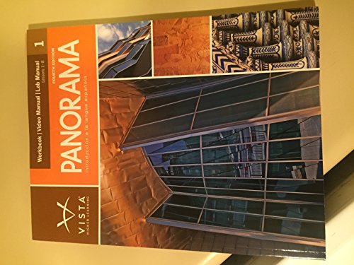 PANORAMA,VOLUME 1-WORKBOOK/VID N/A 9781617677137 Front Cover