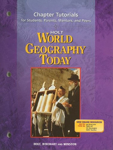 World Geography Today : Chapter Tutorials 3rd 9780030654138 Front Cover