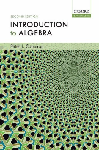 Introduction to Algebra  2nd 2007 9780198569138 Front Cover