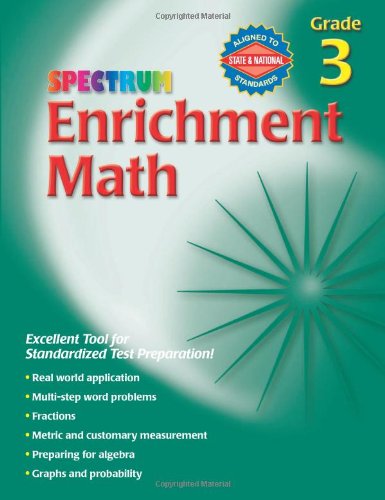 Spectrum Enrichment Math   2009 9780769659138 Front Cover