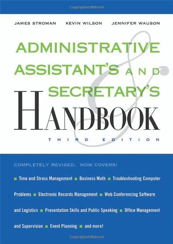 Administrative Assistant's and Secretary's Handbook  3rd 2008 9780814409138 Front Cover