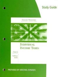 South-Western Federal Taxation 2013 Individual Income Taxes 3rd 2013 9781133189138 Front Cover