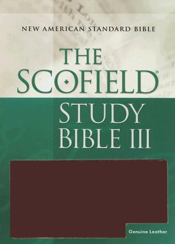 Scofieldï¿½ Study Bible III, NASB New American Standard Bible N/A 9780195279139 Front Cover
