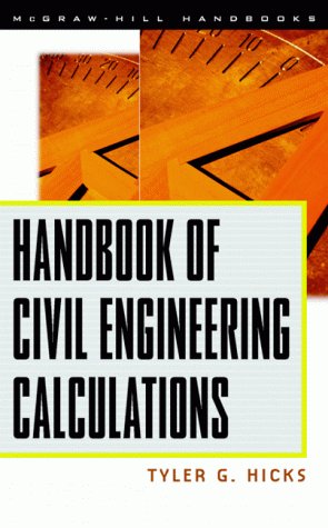 Handbook of Civil Engineering Calculations   2000 9780070288140 Front Cover