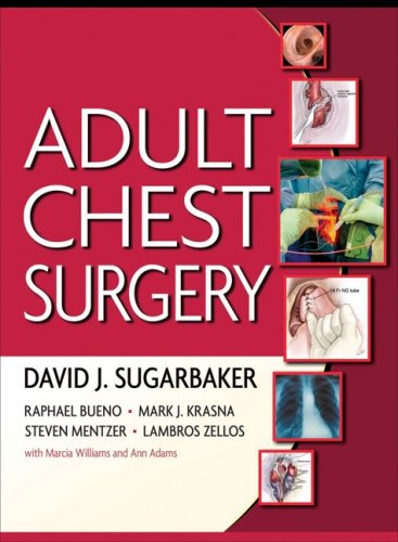 Adult Chest Surgery   2009 9780071434140 Front Cover