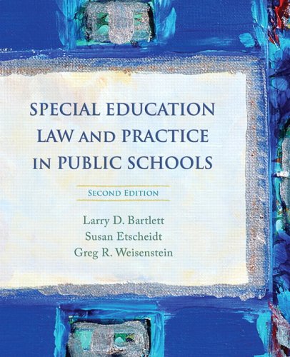 Special Education Law and Practice in Public Schools  2nd 2007 (Revised) 9780132207140 Front Cover