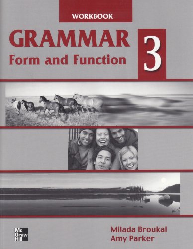 Grammar Form and Function   2004 (Workbook) 9780070083141 Front Cover
