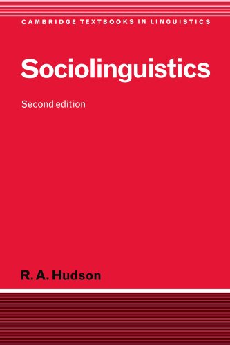 Sociolinguistics  2nd 1996 (Revised) 9780521565141 Front Cover