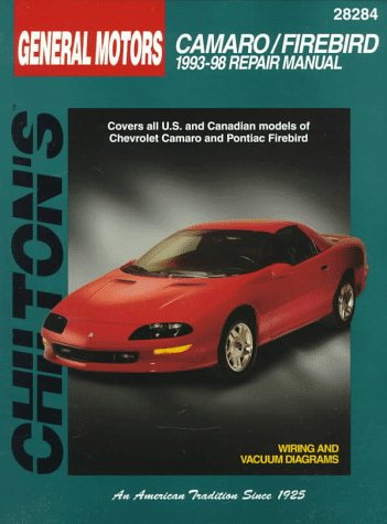 Chevrolet Camaro and Firebird, 1993-98  1998 9780801988141 Front Cover