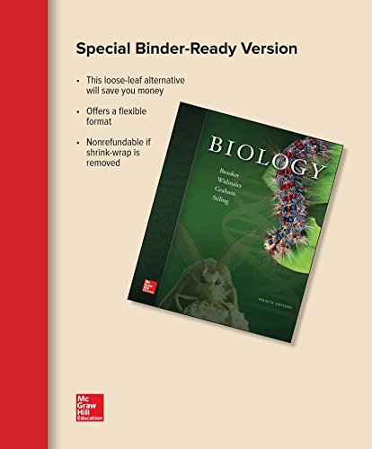 BIOLOGY  -(LOOSELEAF)                   N/A 9781259694141 Front Cover