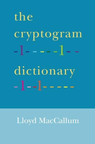 Cryptogram Dictionary  N/A 9781419678141 Front Cover