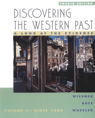Discovering the Western Past Vol. 2 : A Look at the Evidence 4th 2000 9780395976142 Front Cover