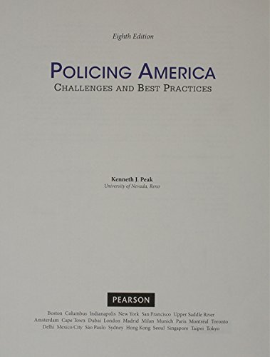 Policing America Challenges and Best Practices, Student Value Edition 8th 2015 9780133858143 Front Cover