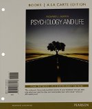 Psychology and Life  20th 2013 9780205863143 Front Cover