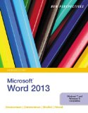 Microsoftï¿½ Word 2013   2014 9781285091143 Front Cover