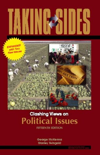 Taking Sides Clashing Views on Political Issues 15th 2008 9780073515144 Front Cover