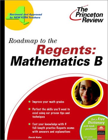 Roadmap to the Regents : Mathematics B  2003 9780375763144 Front Cover
