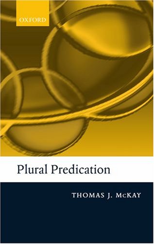 Plural Predication   2006 9780199278145 Front Cover