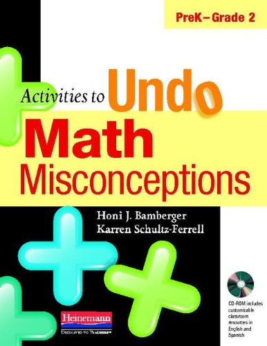 Activities to Undo Math Misconceptions PreK-Grade 2  2010 9780325026145 Front Cover