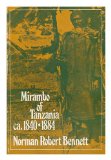 Mirambo of Tanzania, 1840 to 1884  1971 9780195013146 Front Cover