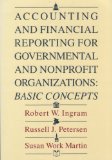 Accounting and Financial Reporting for Governmental and Nonprofit Organizations Basic Concepts 1st 9780070317147 Front Cover