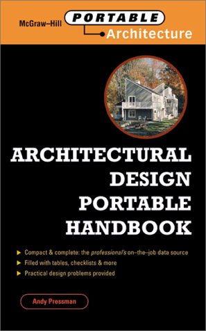 Architectural Design Portable Handbook   2001 9780071352147 Front Cover