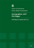 Immigration Skill Shortages, Fifth Report of Session 2015-16, Report, Together with Formal Minutes Relating to the Report N/A 9780215088147 Front Cover