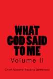 What God Said to Me  N/A 9781441471147 Front Cover