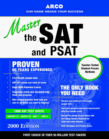 Master the SAT and PSAT N/A 9780028632148 Front Cover