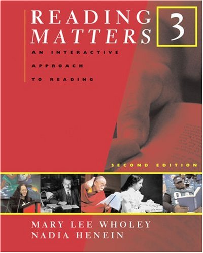 Reading Matters 3  2nd 2007 (Revised) 9780618475148 Front Cover