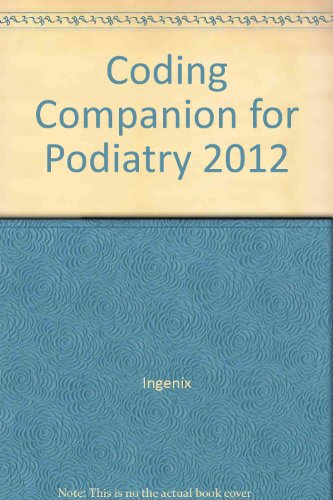 Coding Companion for Podiatry 2012   2011 9781601515148 Front Cover