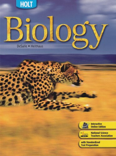 Holt Biology Student Edition 2008  2007 9780030672149 Front Cover