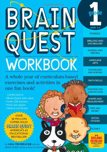 Brain Quest Workbook: 1st Grade  Workbook  9780761149149 Front Cover
