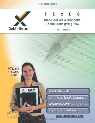 TExES English As a Second Language (ESL) 154 Teacher Certification Test Prep Study Guide   2010 9781607871149 Front Cover