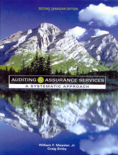 AUDITING+ASSURANCE SERVICES >C 2nd 2005 9780070919150 Front Cover