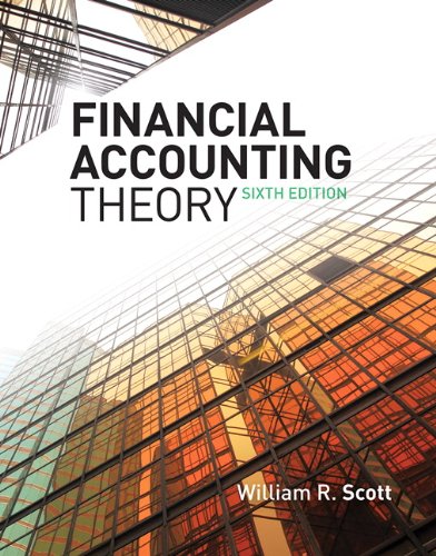 Financial Accounting Theory  6th 2012 9780135119150 Front Cover