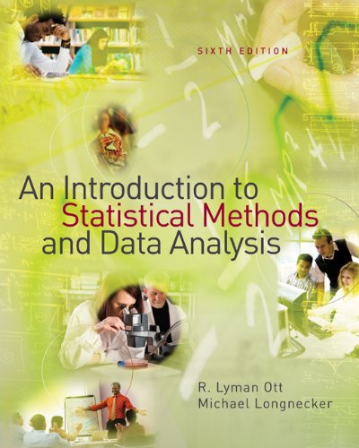 Introduction to Statistical Methods and Data Analysis  6th 2010 9780495109150 Front Cover
