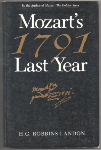 1791 : Mozart's Last Year N/A 9780028713151 Front Cover