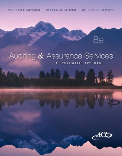 Auditing and Assurance Services A Systematic Approach 8th 2012 9780077520151 Front Cover