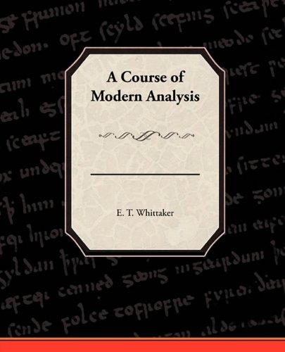 Course of Modern Analysis  N/A 9781438528151 Front Cover