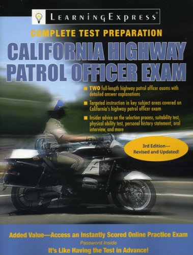 California Highway Patrol Officer Exam  3rd 2010 (Revised) 9781576857151 Front Cover