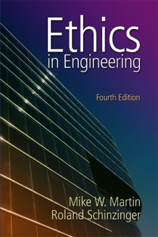 Ethics in Engineering  4th 2005 (Revised) 9780072831153 Front Cover